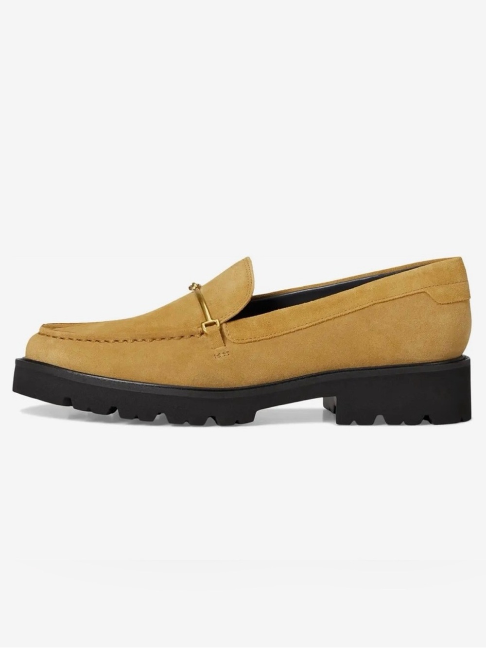 NEW! Franco Sarto Senna Lug Sole Loafers, Biscotti Brown